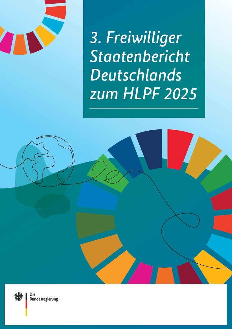 Titelseite: 3. Freiwilliger Staatenbericht Deutschlands zum HLPF 2025