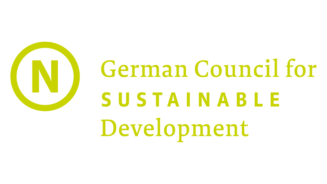 Logo: German Council for Sustainable Development (Rat für Nachhaltige Entwicklung, RNE)