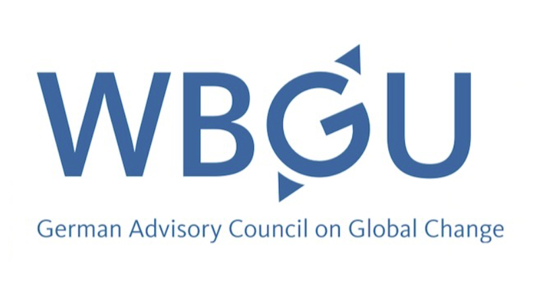 Logo: German Advisory Council on Global Change (Wissenschaftlicher Beirat der Bundesregierung Globale Umweltveränderung, WBGU)